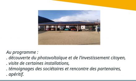 Luc-en-Diois inaugure ses installations de panneaux photovoltaïque