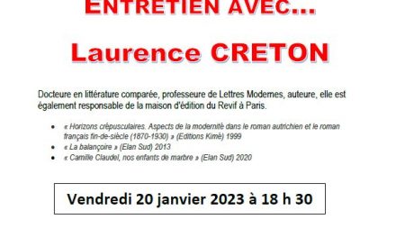 Conférence avec Laurence Creton : Parcours de pionnières de l’art.