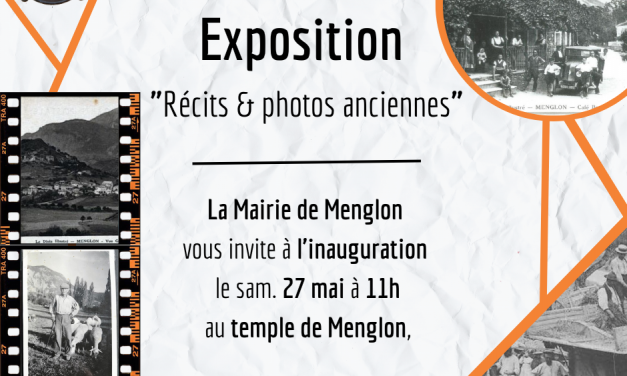 Die@mbulation : Exposition à Menglon – Récits et Photos Anciennes